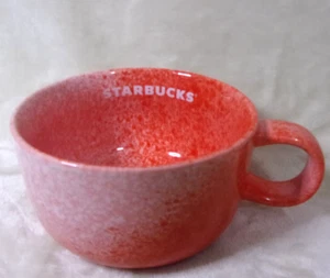 Starbucks 2020 Holiday Speckled Pink Coral White Soup Coffee Tea Cup 16 oz Mug - Picture 1 of 5