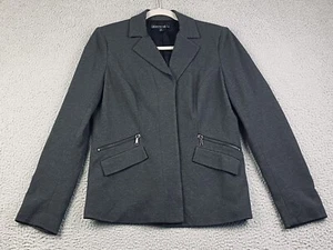 Lafayette 148 New York Classic Fall Winter Charcoal Gray Suit Jacket Size 6 EXC - Picture 1 of 13