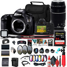 Canon EOS 5DS DSLR Camera (Body Only) (0581C002) + Canon Lens + More Bundle