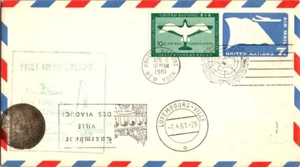 Loftleidir Icelandic Airlines First Flight United Nations New York - Luxembourg - Picture 1 of 2