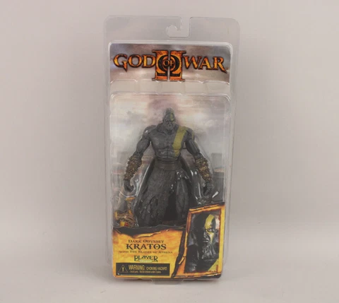 NECA Player Select God of War Dark Odyssey Kratos Figure MIP w/Blades of Athena Cover