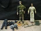 Gi Joe and dragon lot 12 inch figures and accessories read