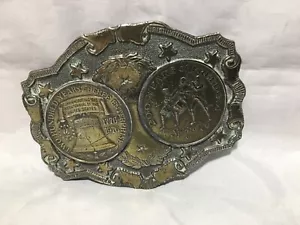 Vintage 200 Jahre Freiheit Spirit of 76 Gürtelschnalle 4"x3" - Bild 1 von 4