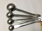New Williams Sonoma Stainless Steel  Measuring Spoons Set Of 4