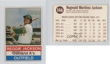 1976 Hostess All-Star Team Reggie Jackson (Brown Back) #146.2 HOF