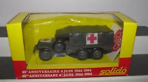 Solido 40th Anniversary D-Day WWII Dodge 6x6 Medical Truck 1984 - Picture 1 of 5