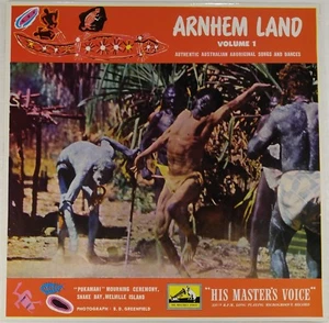 ARNHEM LAND vol. 1. AUTHENTIC AUSTRALIAN ABORIGINAL SONGS AND DANCES lp - Picture 1 of 2