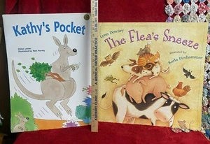 Extra Large Books The Flea's Sneeze and Kathy's Pocket For Read Show & Tell - Picture 1 of 10