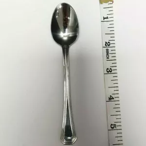 Browne Foodservice 18/0 Silberbesteck Oxford Iced Teelöffel Besteck Tafelbesteck - Bild 1 von 7
