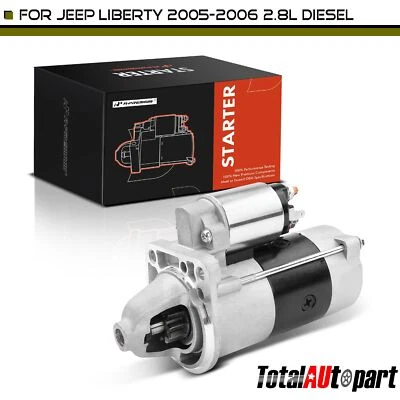 Nuevo motor de arranque para Jeep Liberty 2005-2006 2,8 L diésel 2,2 KW 12 V CW 10 dientes Foto 1 de 4