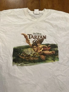 Camiseta Tarzán Vintage Grande Disney Store Años 90 Y2K Película Promo - Imagen 1 de 9