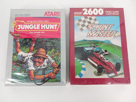 Atari 2600 Jungle Hunt and Sprint Master CX26155 CX2688 1988 New Factory Sealed
