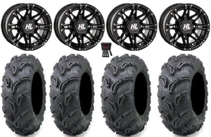 High Lifter HL3 12" Wheels Black 27" Zilla Tires Textron Wildcat XX - Picture 1 of 4