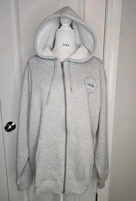 $70 VOLCOM Omni Logo Hoodie Full Zip Sweatshirt Men Gray XL  Surf Skate NWT - Image 1 of 4
