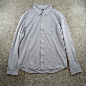 Western Rise Shirt Mens XL Smoke Gray Limitless Merino Wool Blend Button Down - Picture 1 of 10