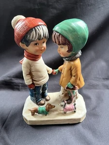 1973 Fran Mar Moppets By Gorham ceramic ~ We Have So Much In Common - Picture 1 of 7