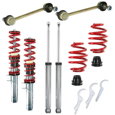 Sport coilover aste di accoppiamento accorciate RedLine set adatto per BMW Serie 3 E46 - Immagine 1 di 4