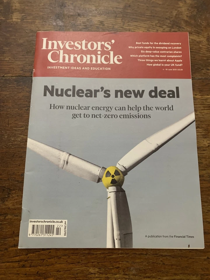Investors Chronicle Nuclear's New Deal 4 June - 10 June 2021 - Image 1 of 1