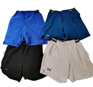 Menge 4 Under Armour tailliert sportlich Kordelzug Shorts Logo Herren klein Fitnessstudio - Bild 1 von 11
