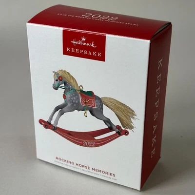 Hallmark Keepsake Ornament 2022 Rocking Horse Memories 3rd In Series - Image 1 of 3