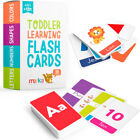 Merka Large Alphabet Flash Cards for Toddlers 2-4 Years - Learn Colors Number Sh