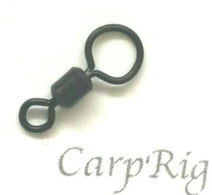 Carp fishing terminal end tackle fittings BIG EYE HELICOPTOR SWIVEL UK Size 8  - Picture 1 of 6