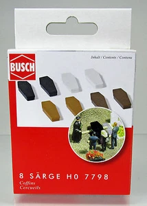 Busch 7798 Mini Set H0 Särge 1:87 NEU - Picture 1 of 1