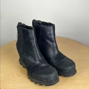 Sorel Women's Joan Of Arctic Wedge Chelsea Bootie Size 8.5 Gorpcore Rain Spring - Picture 1 of 12