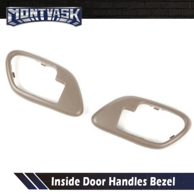 Fit For 1995-1999 Chevy GMC Truck Inside Door Handle Bezel 15708088 15708087 - Image 1 of 4