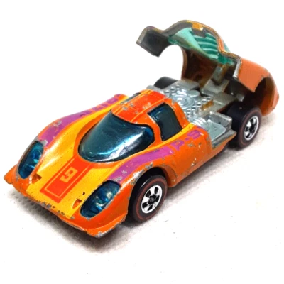 Porsche Flying Colors 1969/74 naranja Hot Wheels Redline P-917 hecho en Hong Kong Foto 1 de 4