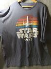 Star Wars Mens 2XL T-Shirt - Multi Color X-wing 1977 Sunset Style Image Retro