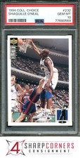 1994 COLLECTOR'S CHOICE #232 SHAQUILLE O'NEAL MAGIC HOF PSA 10 K3685973-569
