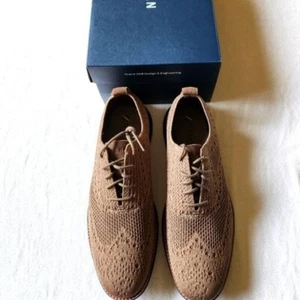 Cole Haan Original Grand Stitchlight Wingtip Oxford Choc Truffle Sz 8.5 Shoes - Picture 1 of 13