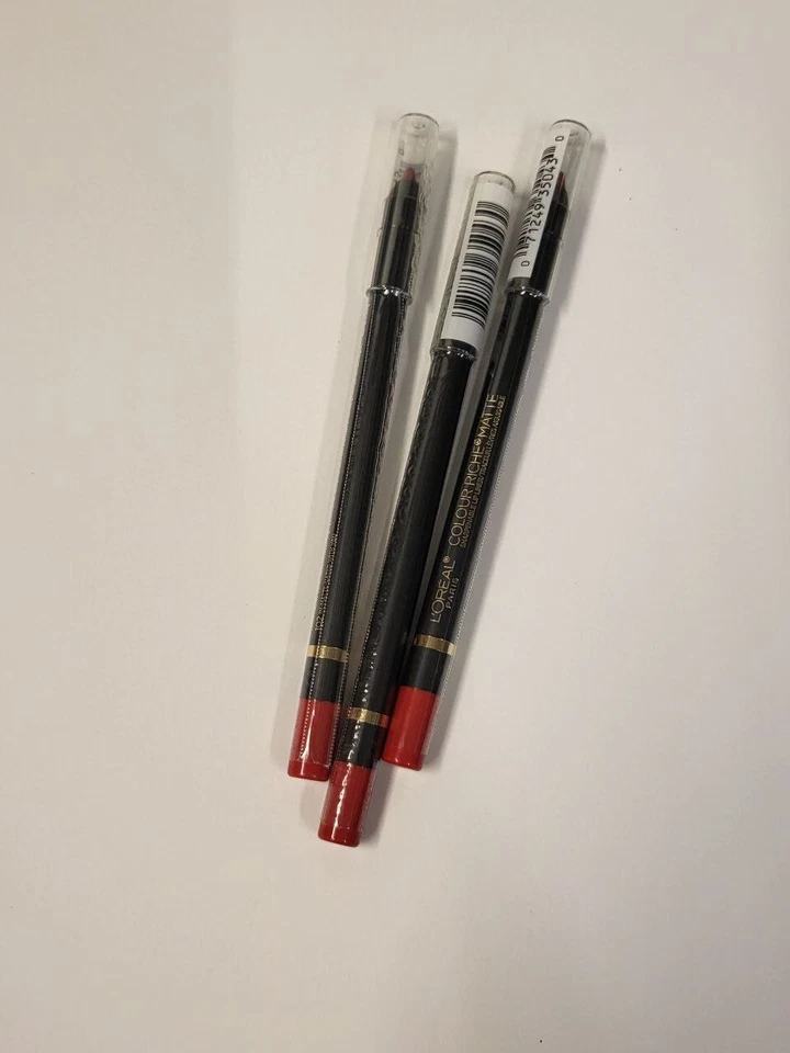 Lot of 3- LOreal Paris Makeup Colour Riche Matte Lip Liner - Image 1 of 1