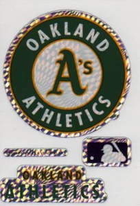Oakland A's Athletics Logo Hologram MLB Sticker - Picture 1 of 1