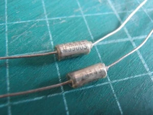 5x M39003/01-2444 0.068uf 100V 10% A case Mil-Spec Tantalum capacitor Axial - Picture 1 of 1
