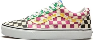 Zapatos para mujer Vans Old Skool a cuadros de brillo talla 5 - Imagen 1 de 5