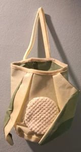 BOLSO OREJAS DE CONEJO COLGANTE DE MODA DECORACIÓN DEL HOGAR ALMACENAMIENTO LT VERDE UG19 - Imagen 1 de 2