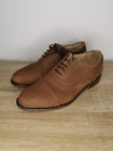 Samuel Windsor Mens Suede Leather Oxford Brogues Shoes Brown Uk 7