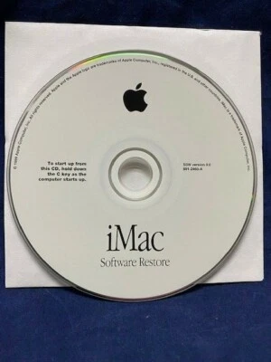 1999 Apple iMac System Software Restore SSW version 9.0 691-2463-A - Image 1 of 3