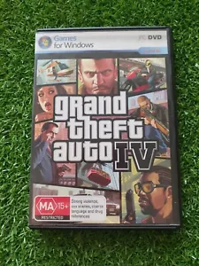 Grand Theft Auto IV (4) PC Game + Manuals+ Map VGC - Picture 1 of 9