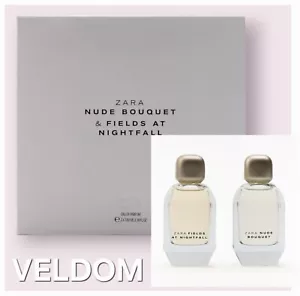 Zara Nude Bouquet & Fields At Nightfall 2x100 ML Eau de Parfum Donna - Foto 1 di 6