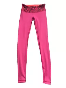 LEGGINGS LULULEMON MAGENTA ROSA/ROJO REVERSIBLES LARGOS Talla 4 - Imagen 1 de 6