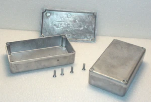 Aluminium Druckguss Leer-Gehäuse Elektronik Alu Projekt-Effekt-Box Gitarre 1590 - Bild 1 von 14
