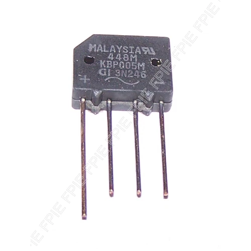 KBP005M 50V, 2A Bridge Rectifier by General Instruments - Image 1 of 1