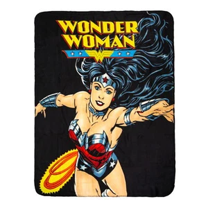 "Manta - piel sintética de CC, Wonder Woman - cama doble 60""x80""" - Imagen 1 de 1