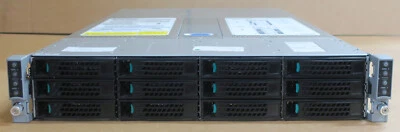 Intel H2312XXKR2 + 4x Server Nodes 8 x 14C E5-2695v3 512GB 2U Rack server - Image 1 of 3
