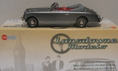 Lansdowne Models 1:43 LDM118 Met Grey 1954 Jensen Interceptor 4-Seat Convertible - Image 1 of 4