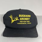 Vintage Buckhorn Archery Hat Harrisonburg Virginia Deer Hunter Archer Buck Snap