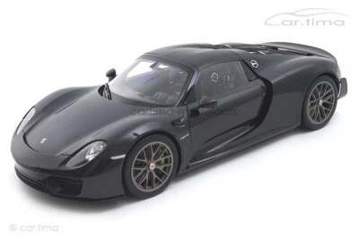 Porsche 918 Spyder Weissach Package Black AUTOart 1:12 12121 - Image 1 of 4